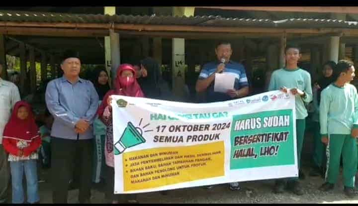 Sosialisasikan Sertifikasi Produk Halal Kepala Mtsn Kulon Progo