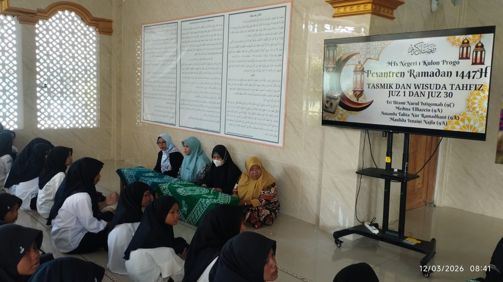 MTsN 1 Kulon Progo Gelar Tasmi’ di Ujung Ramadan, Wujudkan Generasi Qur’ani