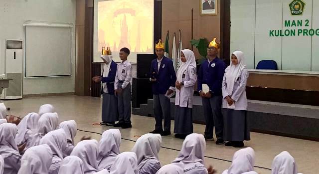 Semarak Demokrasi Madrasah, MAN 2 Kulon Progo Gelar Pengundian Nomor Urut Paslon Pengurus OSIS